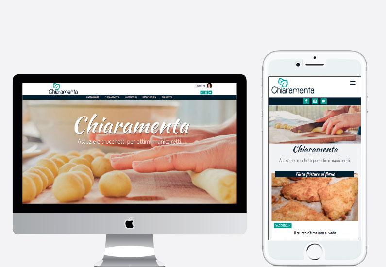 chiaramenta blog cucina wordpress sito web food torino